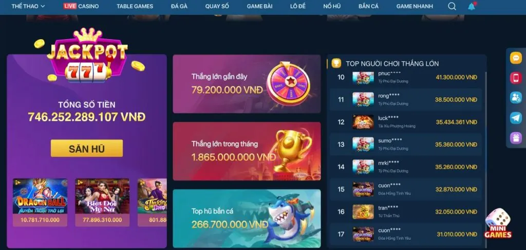 Trò chơi bắn cá win69 link vào